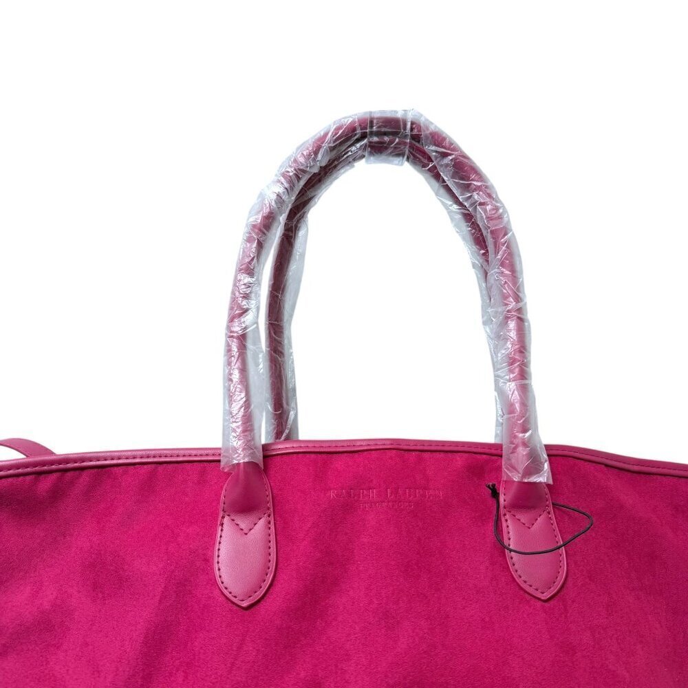 Ralph Lauren Fragrance Pink Totebag Womens Handbag Large Tote - Picture 6 of 11